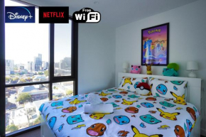 Pokémon Theme Luxury 2BR Apartment with King Beds & Stunning Views, Adelaide